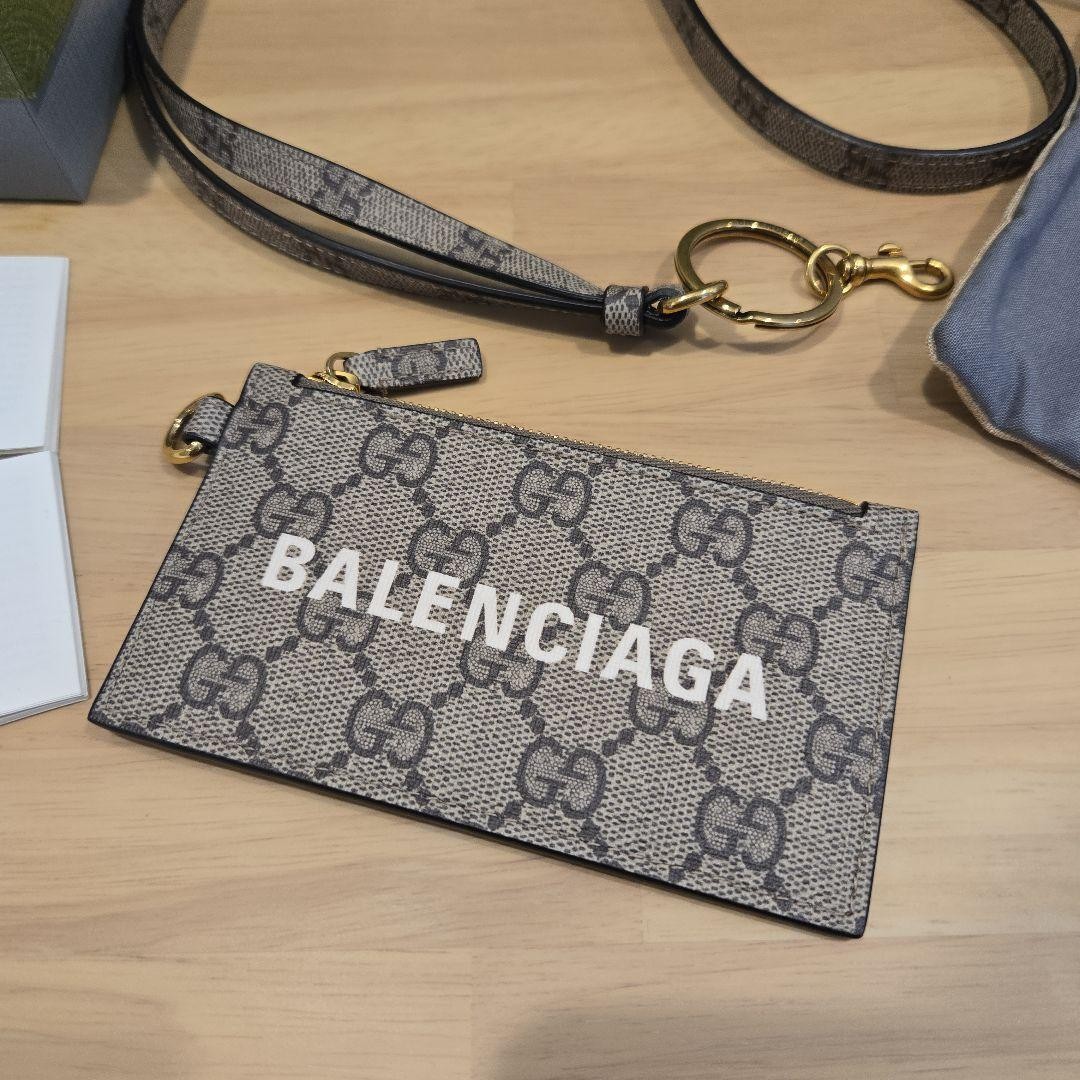 Gucci Balenciaga Collaboration Card Case with Coin Pocket Accessories thumbnail 3