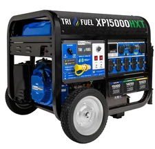 DuroMax XP15000HXT 15,000 Watt Electric Start Tri Fuel Portable Generator