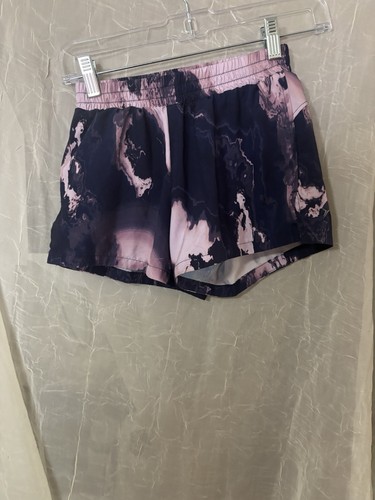 2 Pair Girls Size 10/12 Champion Shorts With Logo And Old Navy Active Purple - Picture 4 of 5