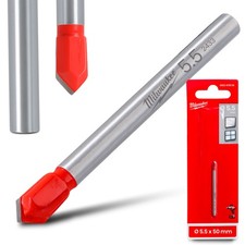 Fliesenbohrer Glasbohrer 5,5 mm Keramikbohrer für Fliesen Porzellan Glas Spiegel