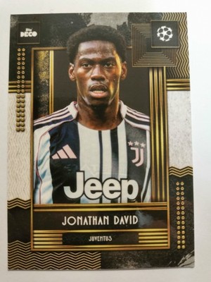 2025-26 Topps Deco UEFA Champion UCC Juventus Turin Jonathan David Current Stars