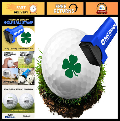 Golf Ball Stamp Marker - Reusable Icon Series Tool for Easy Ball Identification