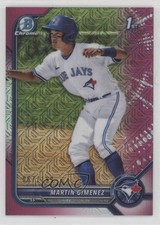2022 Bowman Chrome Prospects Mega Box Fuchsia Mojo Refractor Martin Gimenez fm0