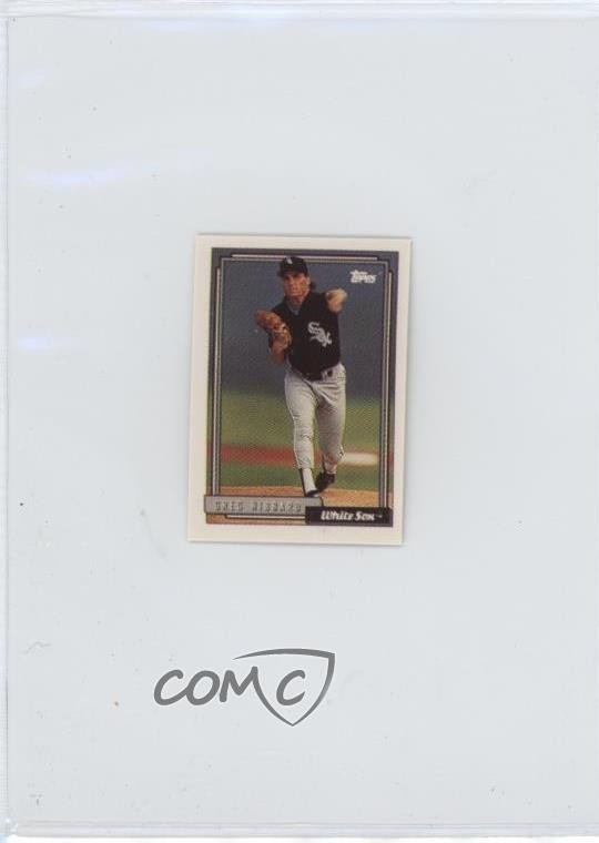 1992 Topps Micro Box Set Greg Hibbard #477 2k3