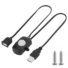 5V-24V PIR Infrared Ray Motion Sensor Switch USB/DC LED Detector Switching