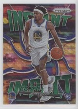 2021-22 Panini Prizm Instant Impact Green Prizm Moses Moody #24 0a3