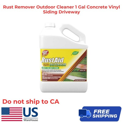 #ad #ad Rust Remover Outdoor Cleaner 1 Gal Concrete Vinyl Siding Driveway Pạck 1 $15.08