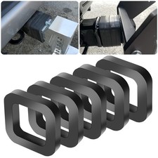 5 Pcs 2 Trailer Hitch Silencer Pads Rubber Anti-rattle Noise-reducing Cushions