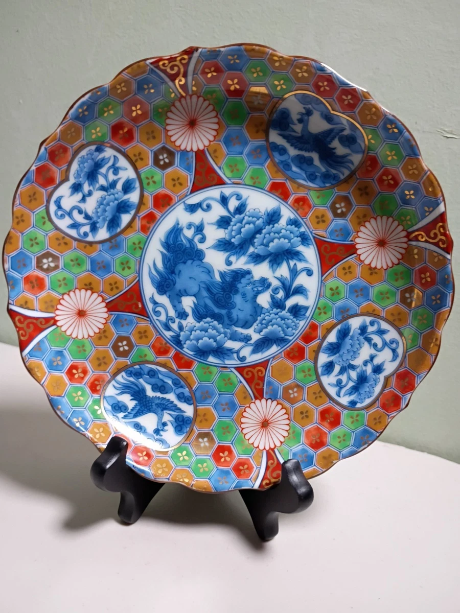 陶瓷金色日本古董盘子| eBay