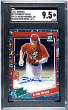 2023 Donruss Baseball Optic Rated Prospect Auto Green #RPS-BH Brady House 14/15