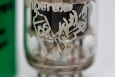 6DJ8 E88CC NOS AMPEREX BUGLE-BOY PERFECT TUBE 1959 AMPLITREX TEST D-GETTR GA2Δ9F