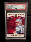 2017 Panini Donruss - Gridiron Kings #18 Tom Brady PSA 9 Patriots