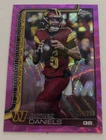 2025 Topps Chrome Jayden Daniels Pink Wave /250 Refractor SP 📈