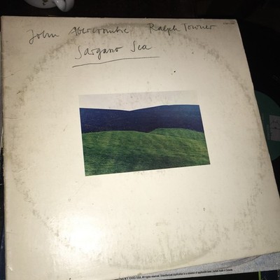 John Abercrombie - Sargasso Sea LP - ECM-1-1080 - Tested VG+ Vinyl Ralph Towner