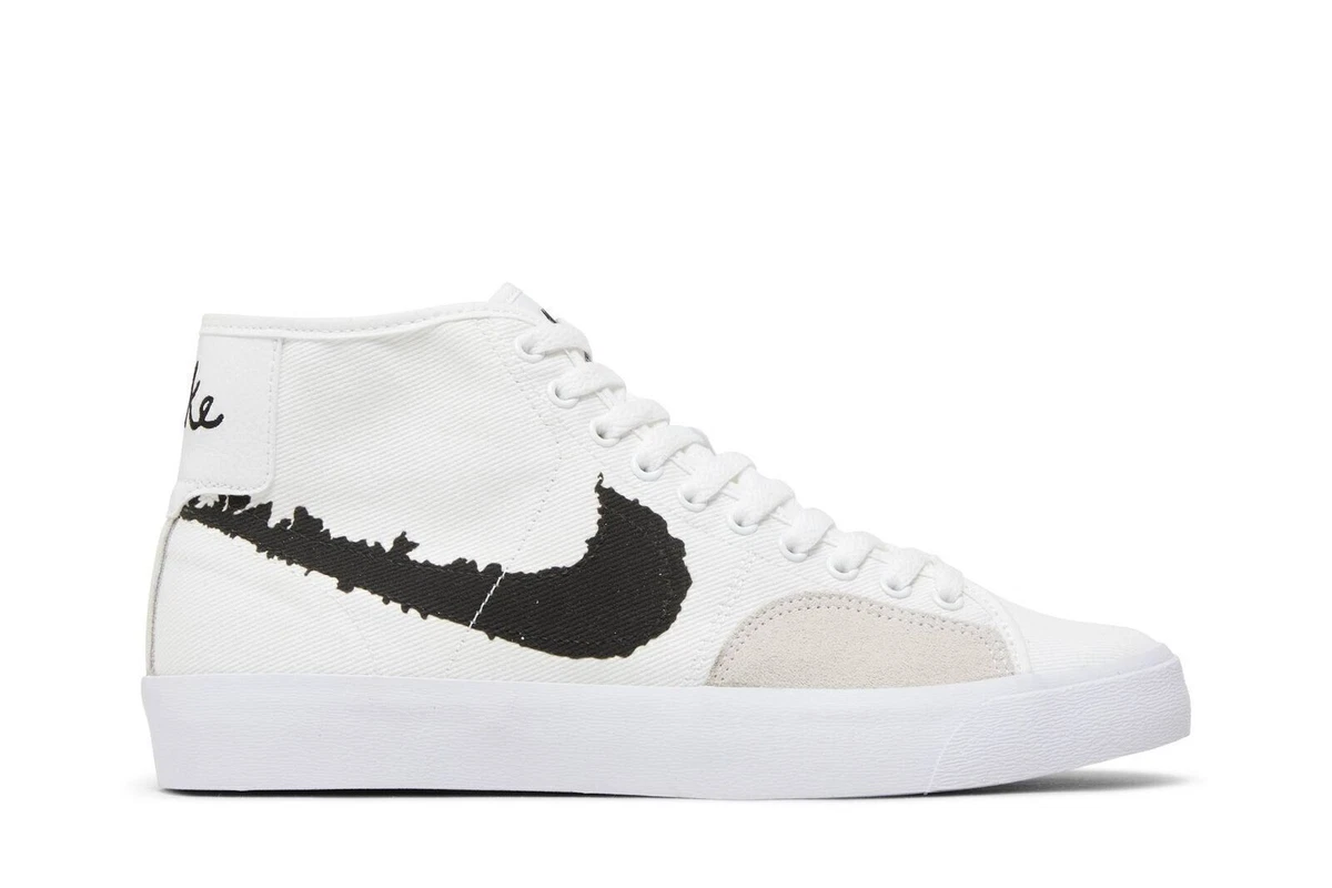 Nike Blazer Court Premium SB Mid White Black for Sale 