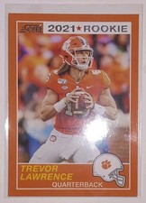 2021 Panini Chronicles Score Retro Trevor Lawrence #58 Rookie Clemson Tigers