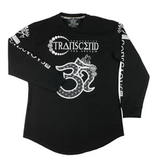 Rage Nation Transcend The System Mens Medium Long Sleeve Crew Neck T Shirt