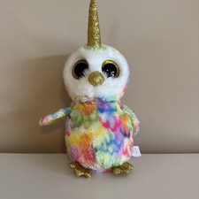 TY Beanie Boos “ENCHANTED” the Unicorn Owl 7.5” Plush Beanie Stuffed Animal Toy