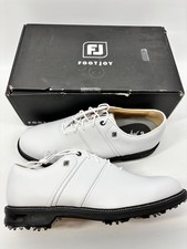 Footjoy Myjoys Premiere Series Packard Golf Shoes Custom White Pebble 9 Narrow