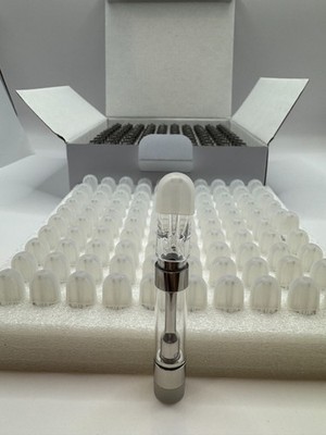 100pcs - 1g Cart   Flat Tip/Round Tip - Press Fit