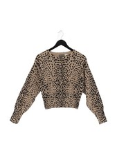 Mint Velvet Women's Cardigan S Tan Cotton