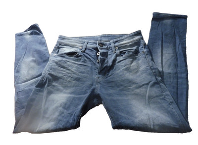 G-Star Raw 3301 Slim Knopfleiste Jeans Hose W30 L 32 stretch W 40 cm Lang 101 cm