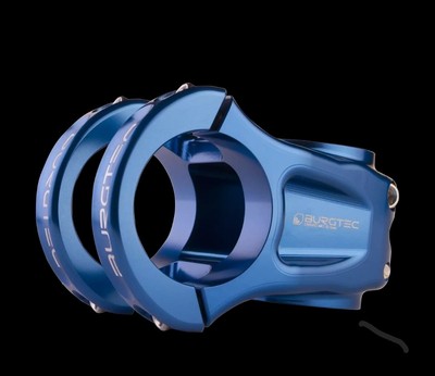 BURGTEC VORBAU ENDURO MK3 Ø 35 mm Länge 50 mm, Incl. Schraube blau u Kappe Rot