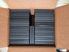 Lot of 36 Empty DVD Cases. Black. Single Disc. Used. Good Condition.