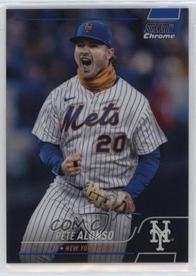 2022 Topps Stadium Club Chrome Blue Refractor 178/199 Pete Alonso #216 11o2