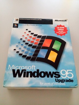 Microsoft Windows 95 Retail Upgrade, CD-ROM Edition, English
