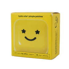 Starface Hydro-Star Pimple Patches Big Yellow Refillable Compact, 32 Count