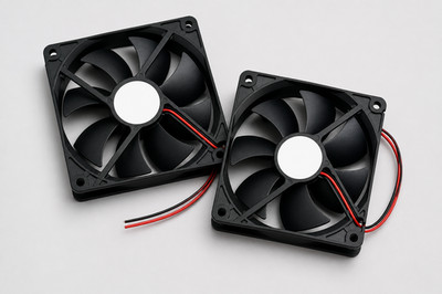 2-Pack 180X180X25mm 180mm 24V Case Fan PC Cooling DC Brushless Motor Fan Airflow