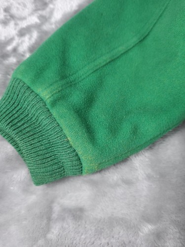 Vintage Youth Jacket Size Medium 70s 80s RARE Italian Benetton 012 Wool Green - Picture 19 of 19