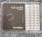 100 gram Silver Bar Valcambi Suisse 100x1 Gram Silver CombiBar Certified Assayer
