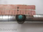 VINTAGE ZUNI INDIAN SNAKE EYE TURQUOISE DOME RING STERLING — photo 7