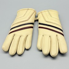 VTG Kids Wells Lamont Brown Tan Retro Striped Winter Ski Snow Gloves Prop House