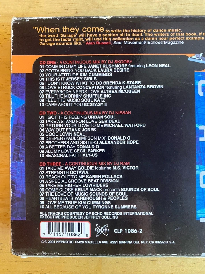 DEEP HOUSE CULTURE - Self-Titled (2001) - 3 CD - Box Set Limited Edition - *VG* - Image 2 of 4