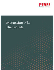 Manuale PFAFF Expression 715: 96 pagine, colore, istruzioni, guida utente, bobina