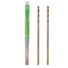 HLOFIZI 1/4 x 12 Inch Cobalt Long Drill Bits 2 Pack , Drilling for in