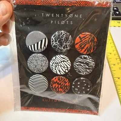 twenty one pilots 21 pilots 9 button set brand new sealed RARE