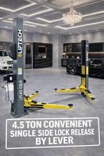 NARROW WIDTH SHORT 2 POST LIFT CAR VEHICLE LIFT/RAMP 4500KG TON TONNES TWO POST