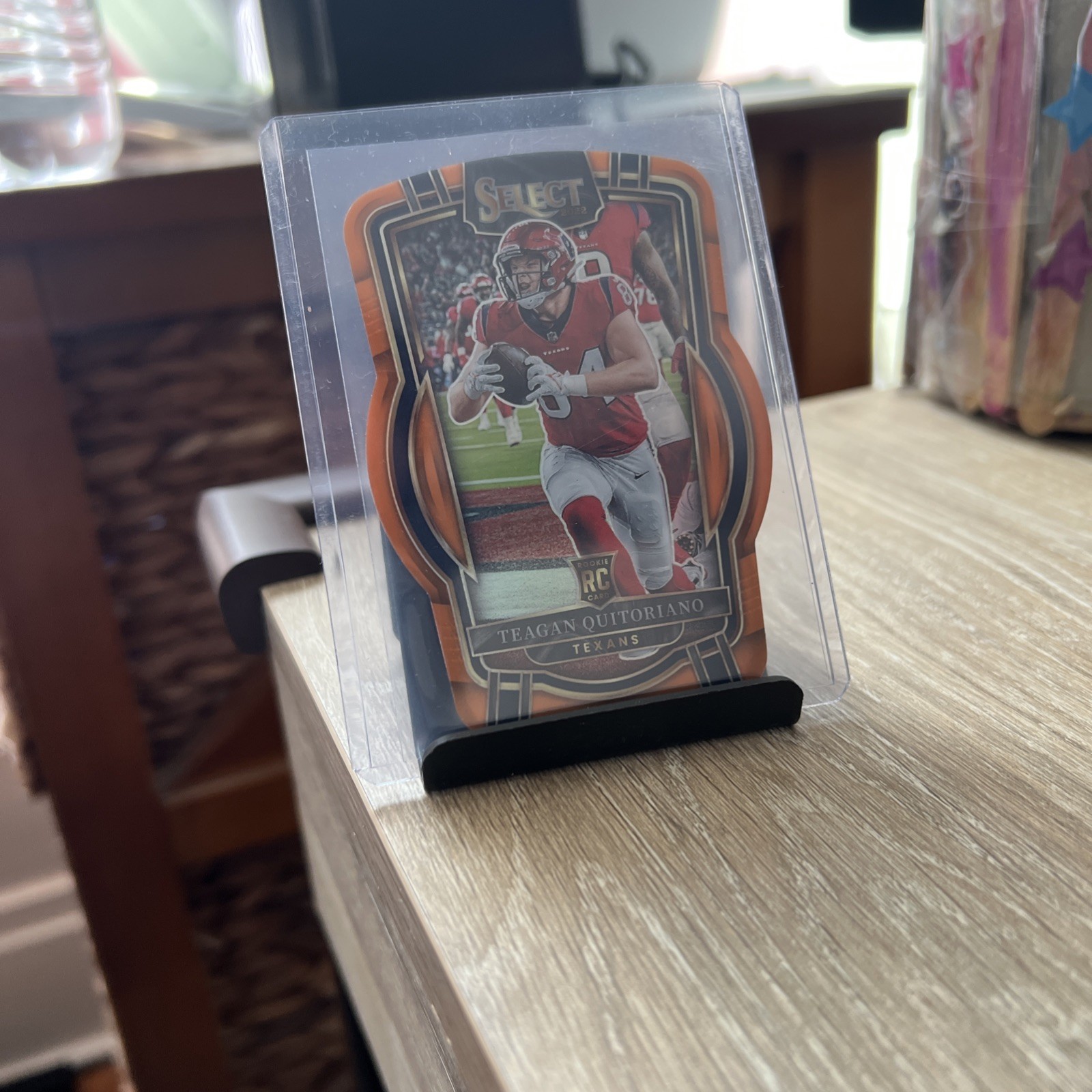 Teagan Quitoriano Panini Select #263 Die-Cut Orange
