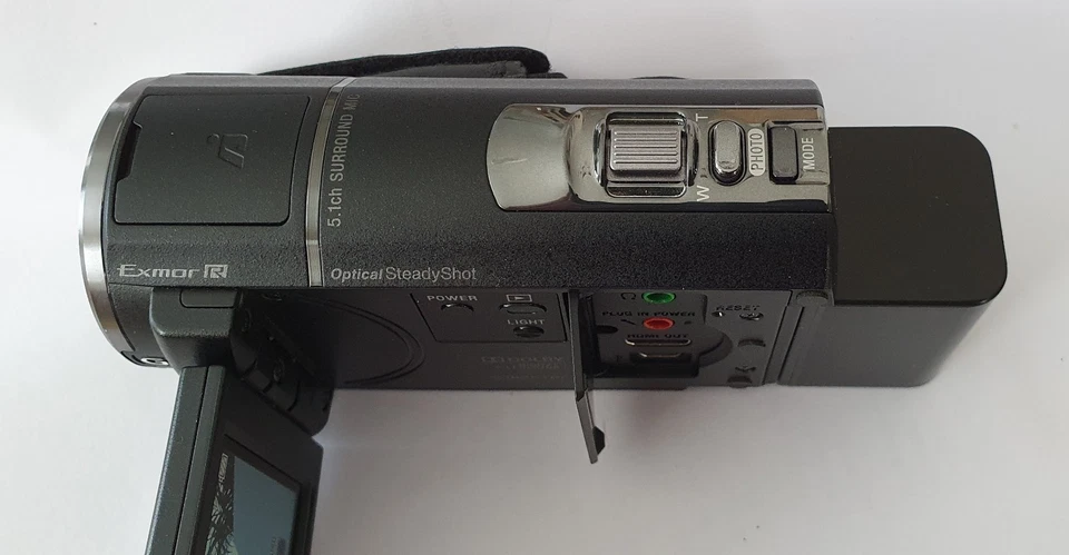 Sony HDR-CX570 Camcorder - Schwarz,gebraucht, sehr gut  erhalten, funktionsfähig - Bild 4 von 4