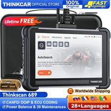 Thinkscan 689 Canfd Doip Ecu Coding Scanner Auto Diagnostic Tool Lifetime Free