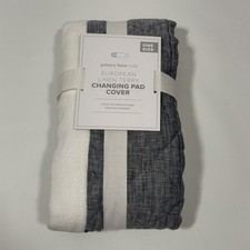 Pottery Barn Baby European Linen Terry Changing Pad Cover Cotton