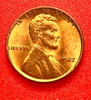 1942-P Lincoln Wheat Cent Penny GEM RED BU From an Original Bank Roll