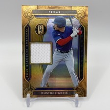 2023 Panini Chronicles - Gold Standard Swatches Dustin Harris #GSS-DH (MEM, RC)