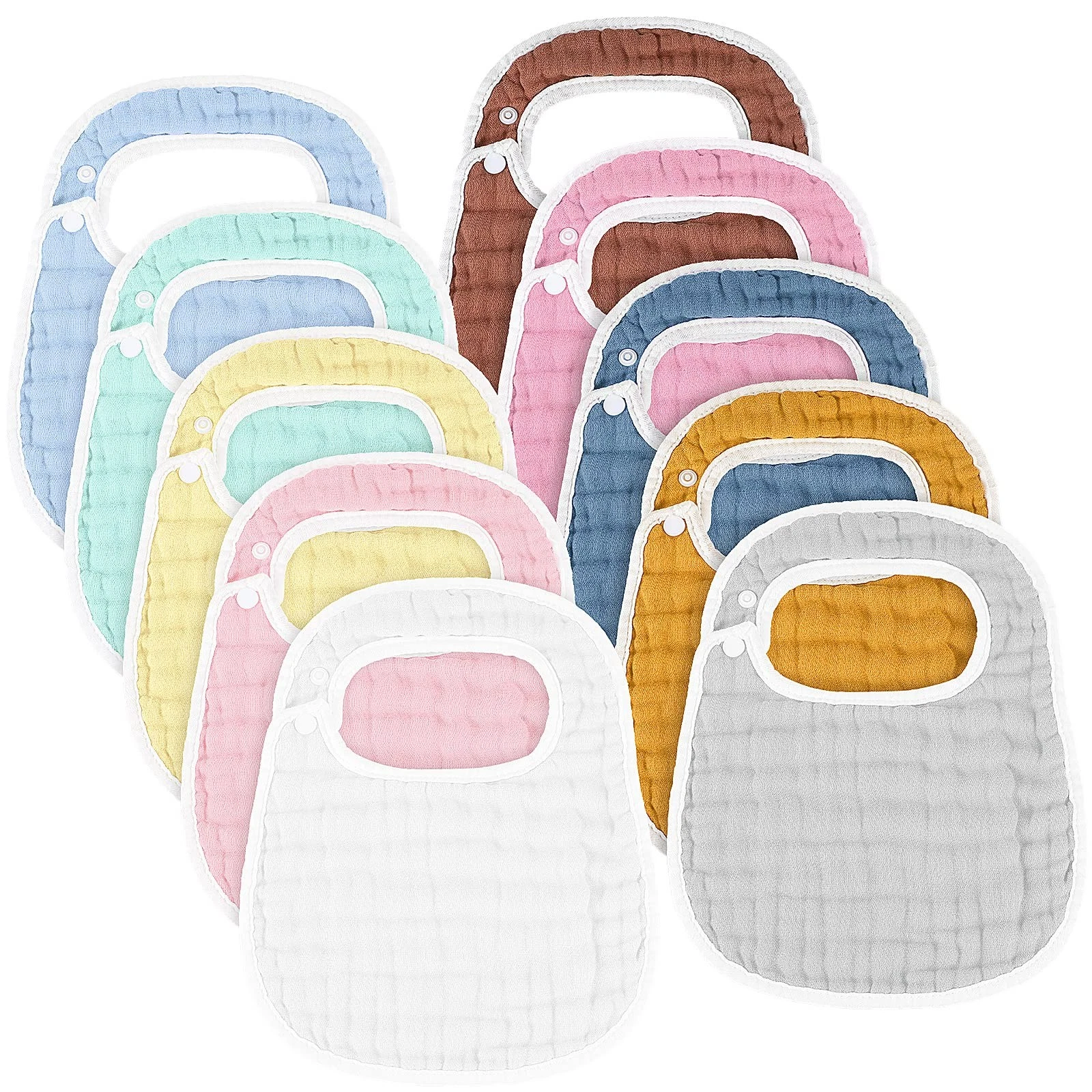 10 Pcs Muslin Baby Bibs Bandana Drool Bibs for Unisex Boys Girls Soft Cotton ...
Opens in a new wind