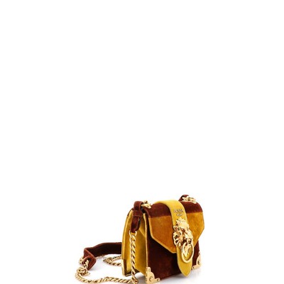 Prada Animalier Cahier Crossbody Bag Velvet Small | eBay
