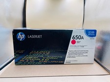 HP Genuine 650A CE273A Magenta Laser Toner Cartridge for LaserJet Printer CP5525